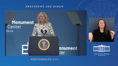 President Biden and the First Lady Deliver Remarks at the Stonewall National Monument