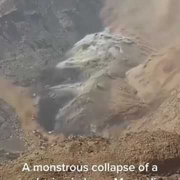 Mine collapse in China