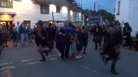 Beltane Border Morris - Firedance - Church House Inn -16 Jun 23