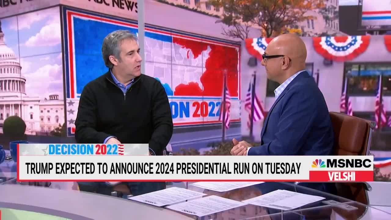 Michael Cohen: “Donald Has A Fragile Ego So There’s Not A Diaper Big Enough For Him”