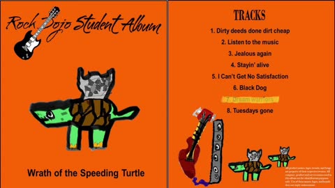 Rock Dojo: Student Album #18 "Wrath of the speeding turtle" Full album