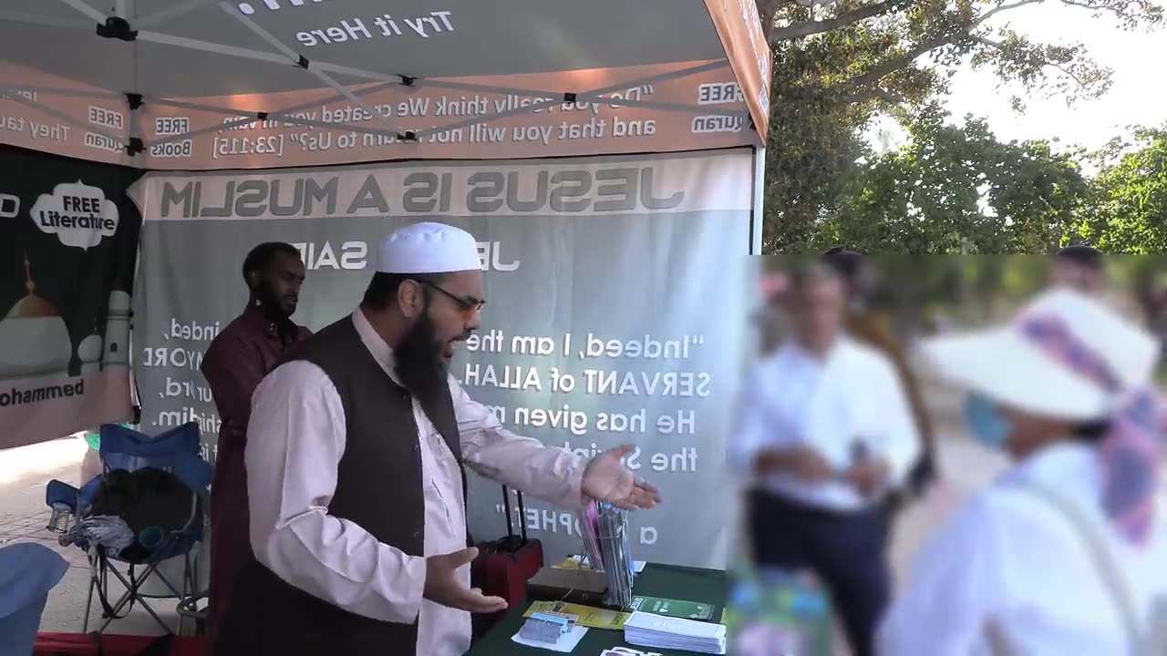 Confrontation During Dawah - Shaykh Uthman at Balboa Park
