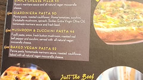 Dinner at Rosso's New York Pizzeria