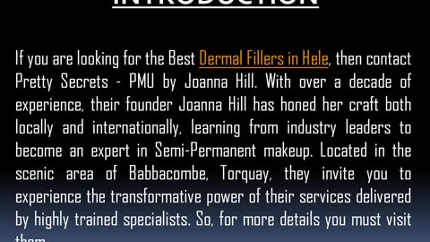 One of the Best Dermal Fillers in Hele