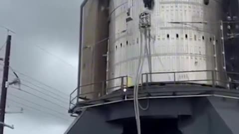 31-year-old ame across SpaceX 's Starship being slowly rolled along the road near Starbase Texas
