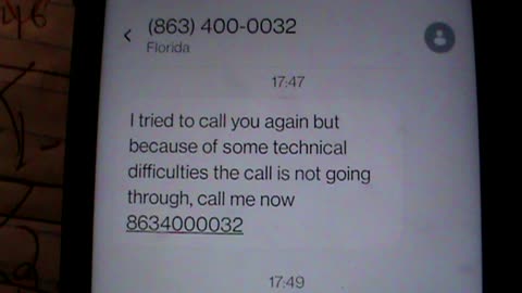 Calling Back Texter 863-400-0032 About Alleged Final Expense Insurance, 1/4/23