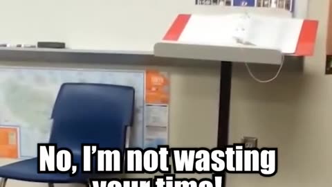 Student Rebels Against Teacher
