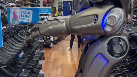 funny video of robot and robot dance