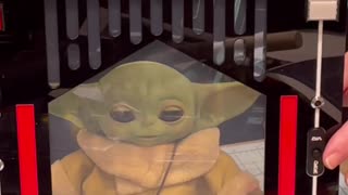 Smart Film with Baby Yoda #shorts #smartfilm #diy #babyyoda #grogu #disney #starwars