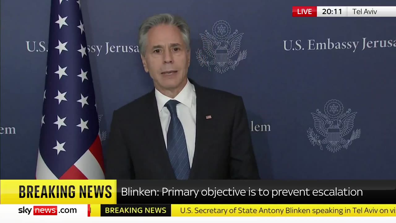Netanyahu Has Agreed To A Ceasefire | Secretary of State Blinken