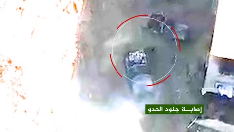 A Missile Was Dropped From A Drone On IDF Soldiers East Of Jabalia Camp #Al-Aqsa Flood