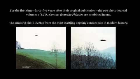 UFO...CONTACT FROM THE PLEIADES Book Trailer