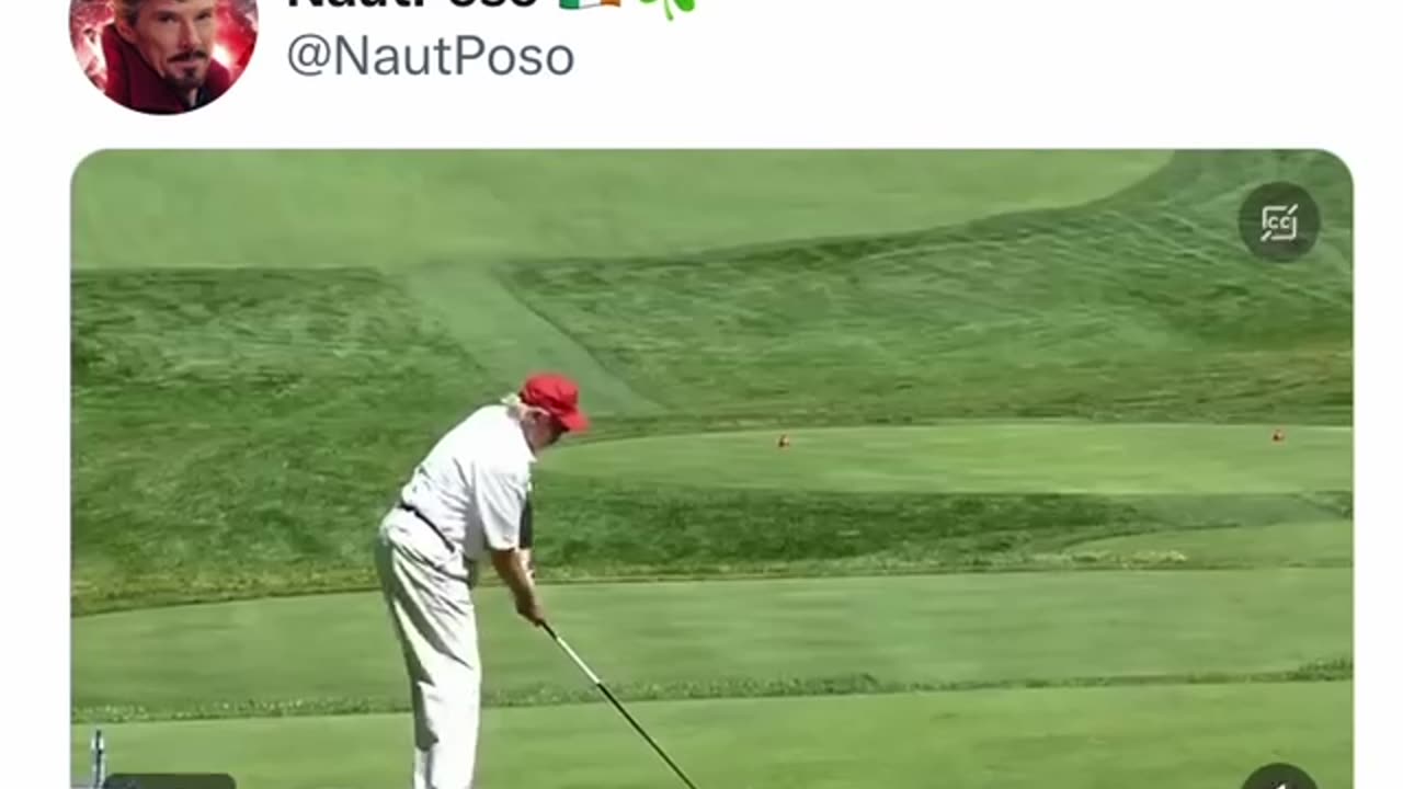 Mr T golfing again - lol