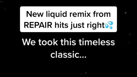 REPAIR coming in with the fresh remix