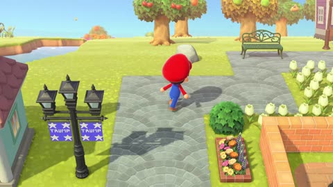 Animal crossing new horizon’s: just running around