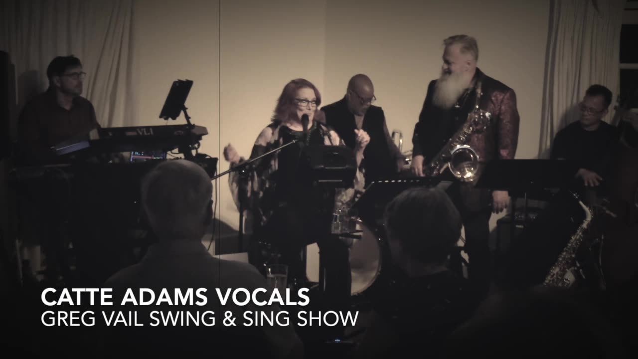 Catte Sounds GREAT! Greg Vail Swing and Sing Show from San Clemente Casino