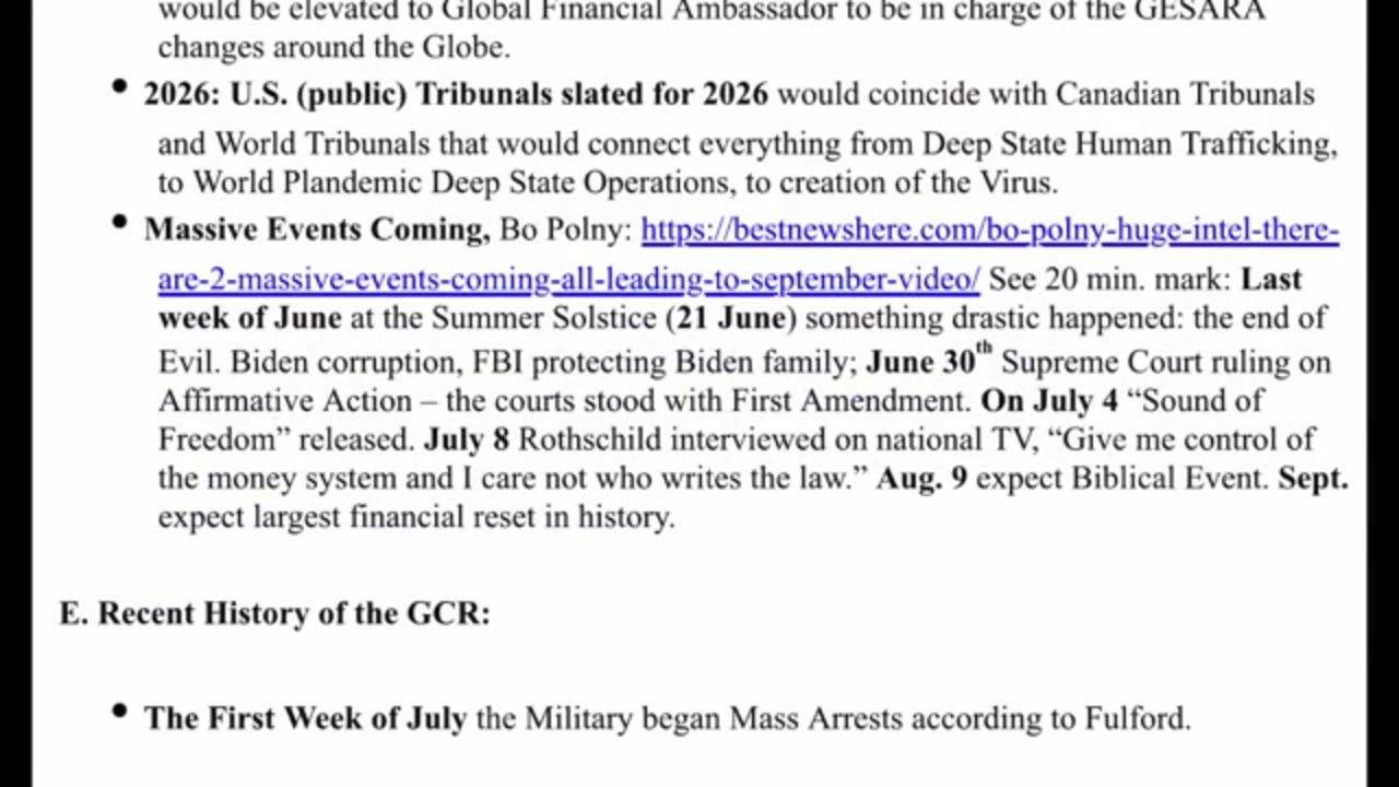 SITUATION UPDATE 7/17/23