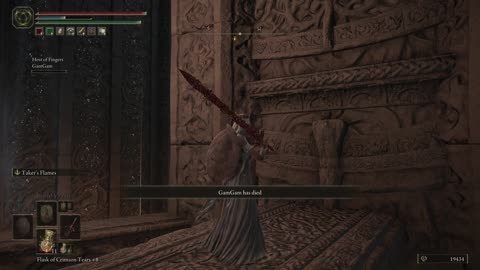 Elden Ring- I fell and lived but not so much for Gam Gam.