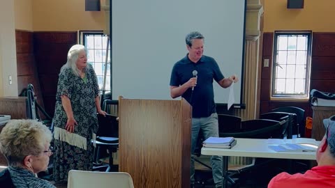 Open discussion about elections at the Rice County Town Hall. 9/16/23