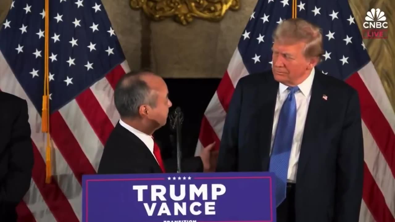 Trump Shows Off Negotiation Skills On Live TV With The CEO Of SoftBank