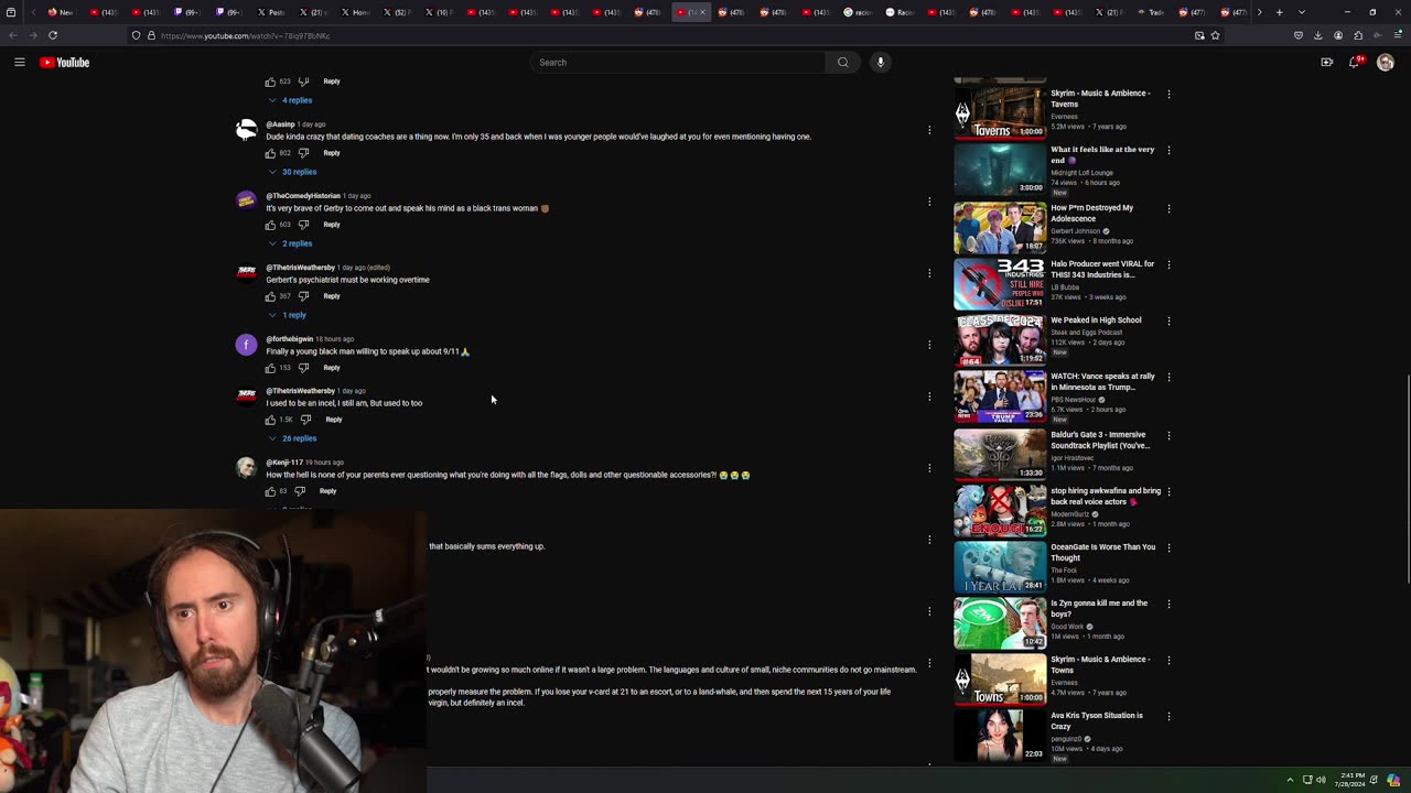 Asmongold/Zackrawrr Twitch Stream 7/28/24 Archive pt1
