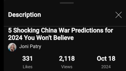 Joni Patry: 5 shocking China war predictions for 2024 you won't believe
