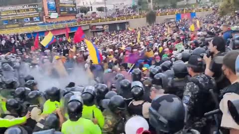 11th day of Indigenous led general strike against rising prices and neoliberal policies