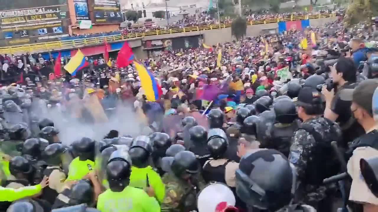 11th day of Indigenous led general strike against rising prices and neoliberal policies