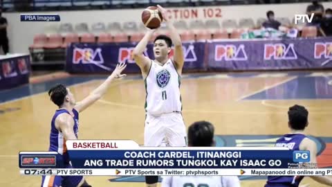 Cardel, itinanggi ang trade rumors tungkol sa kay Isaac Go