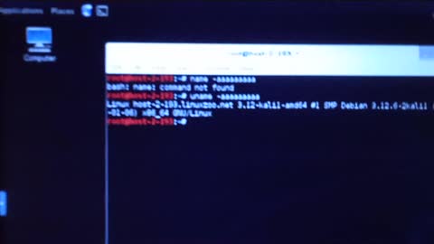 test serveur kali linux
