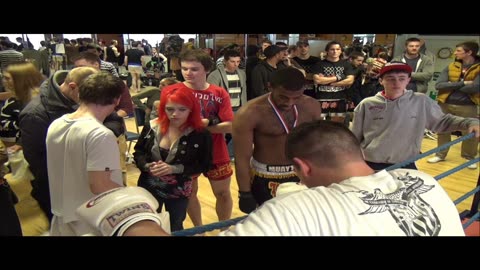 Jordans memorial boxing fight 3 Bodylines gym 26th January 2013