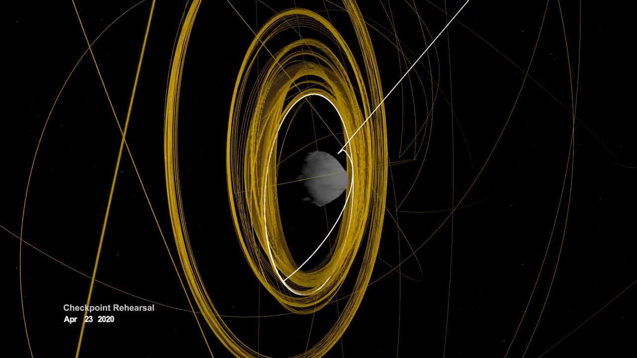 OSIRIS-REx Slings Orbital Web Around Asteroid to Capture Sample