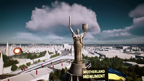 The tallest statues compared to the Kremlin in Russia