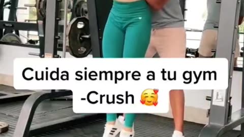 Hot sexy girl workout gym videos
