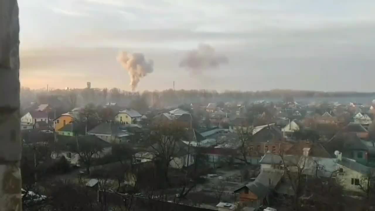 Putin bombing Ukrainian cities. WW3 has begun - 02/24/2022