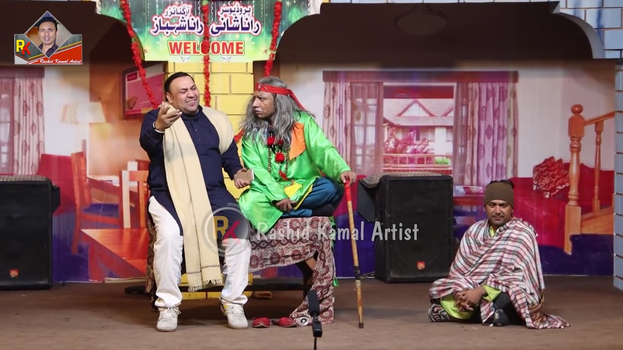 Funny Rashid Kamal ! Tasleem Abass ! Falak Sher ! Stge Darama Baba G Non Stop 2020