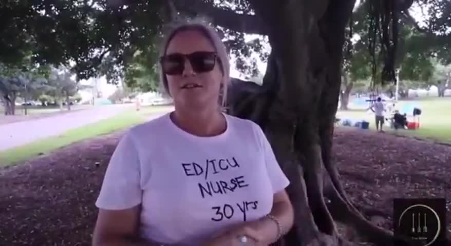 Brisbane, Australia. Debbie who has been a nurse for 30 years tells her story. *See description*