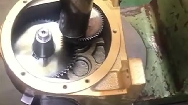 Maintenance and repair in the process of mechanic assembling mechanical parts.