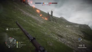 Battlefield 1 Cartwheeling Plane PS4