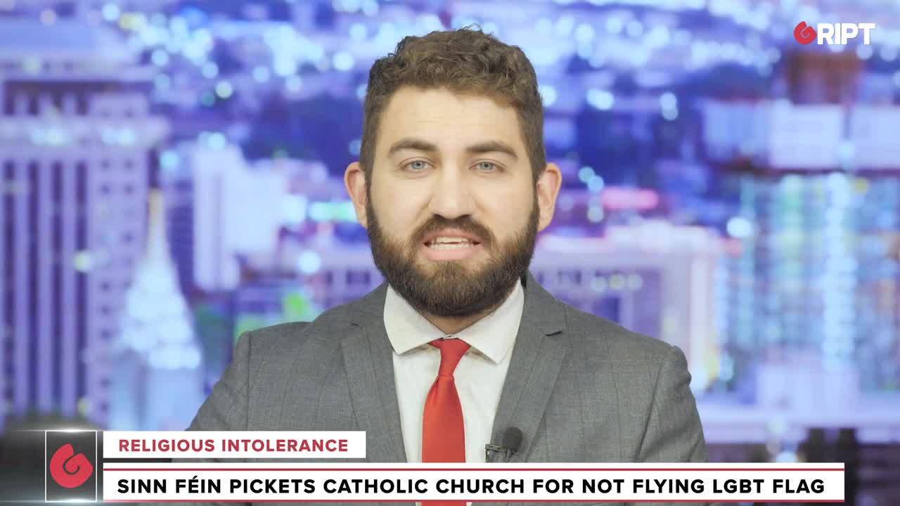 Sinn Féin protests outside Catholic Church for not flying gay pride flag | Gript