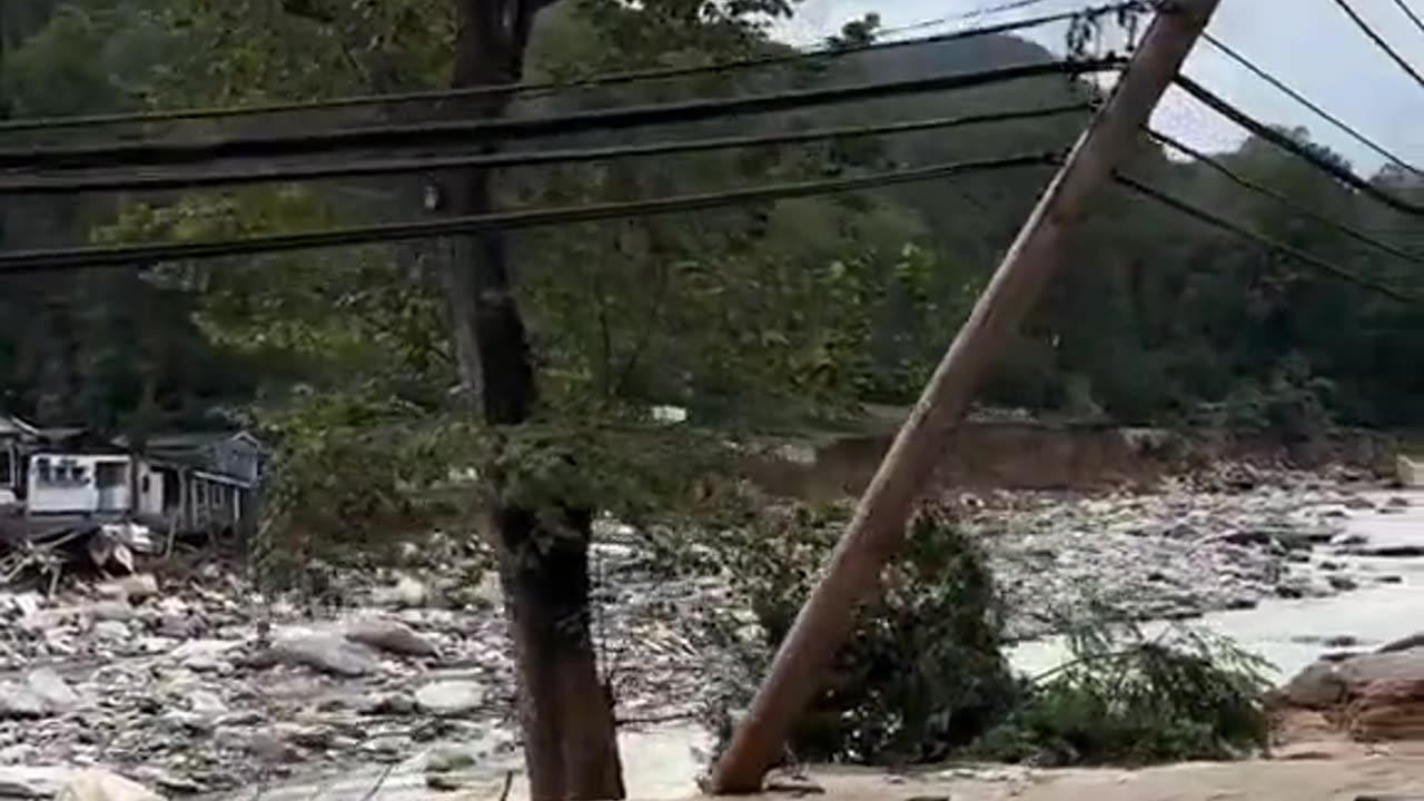 Chimney Rock and Black Mountain Devastated by Hurricane Helene