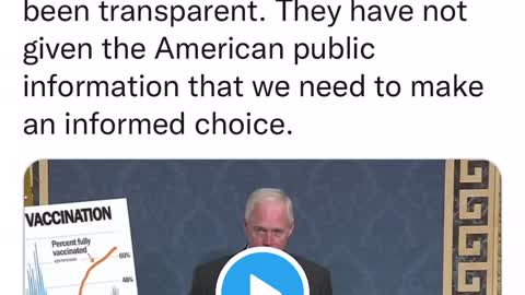 Senator Ron Johnson @SenRonJohnson Our federal agencies have not been transparent