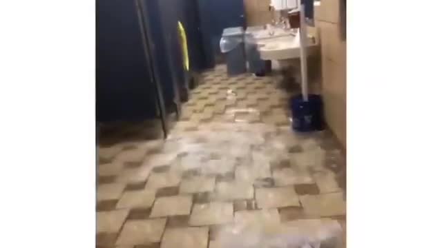 Me, trying to sweep my problems away 💬 Video by: @latashamarie94 🎥 Double tap for more videos!