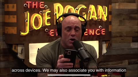 JRE - Joe Rogan goes over TikTok privacy policy