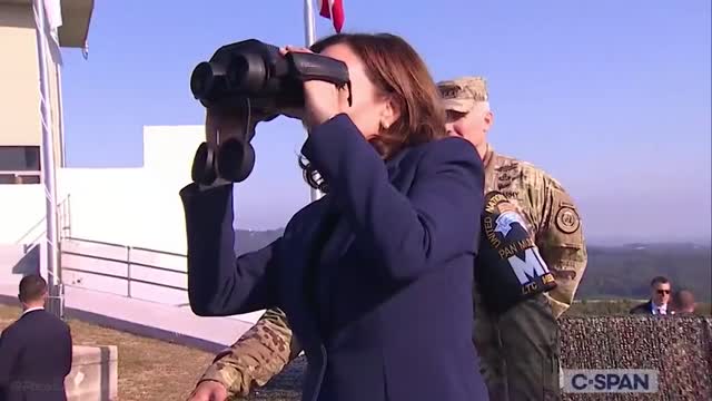 Uncensored Version of Kamala Harris's Visit To The North Korean Border 😜