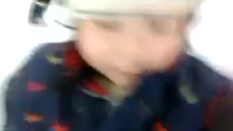 Kid iceskating