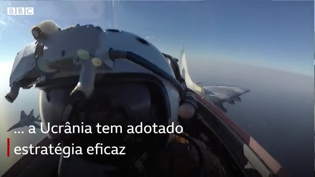 Guerra na Ucrânia: o piloto que 'caça' mísseis russos