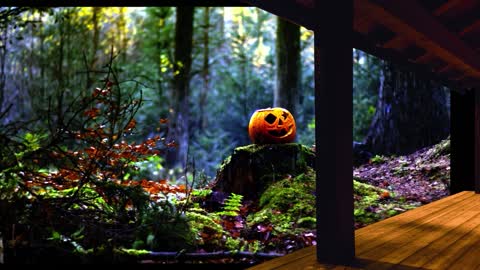 Rainy Pumpkin Cabin in the Forrest - 2 Hrs Sleep Sound
