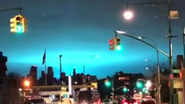 Aliens invaded NYC project blue beam