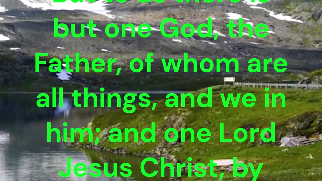 1 Corinthians 8:6